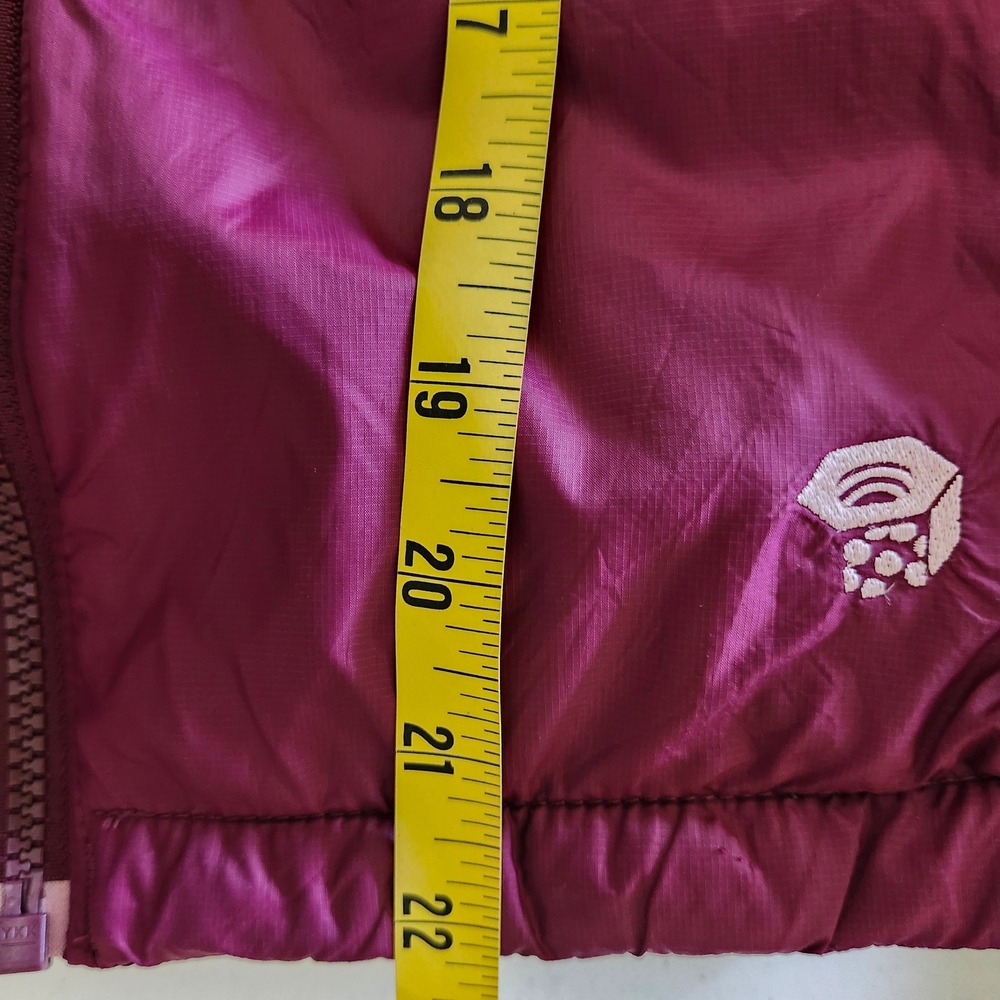 Mountain Hardwear Womens Full Zip Fleece Lined Jacket Berry Purple - Picture 15 of 16